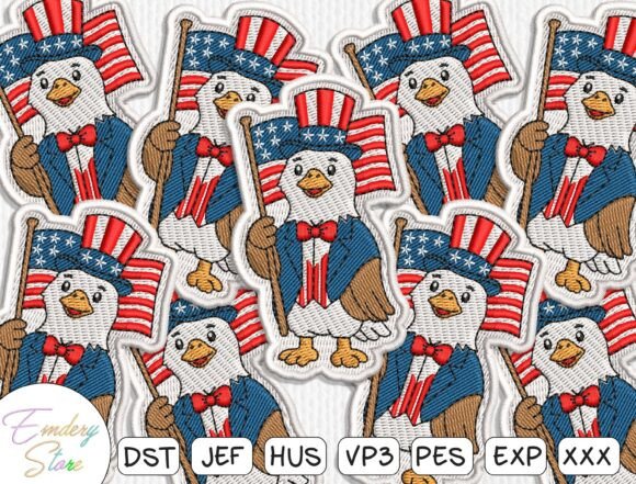 Review: American Eagle Patch Embroidery Design