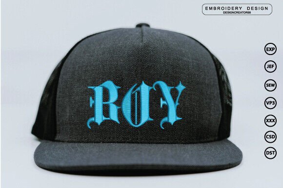 Review: Boy 3D Embroidery Design for Custom Apparel