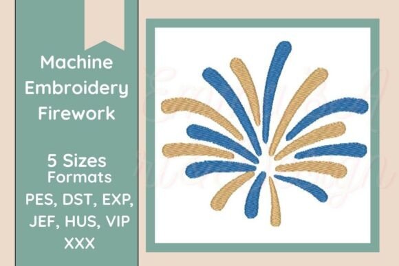 Review: Fireworks Machine Embroidery Design