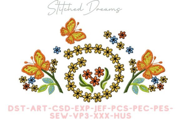 Review: Flowers and Graceful Embroidery Design