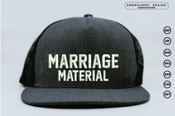 Review: Marriage Material 3D Embroidery Design