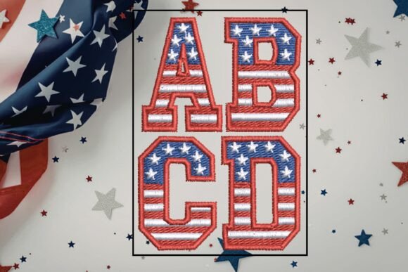 Reviewing Stars and Stripes Alphabet for Boutique Apparel