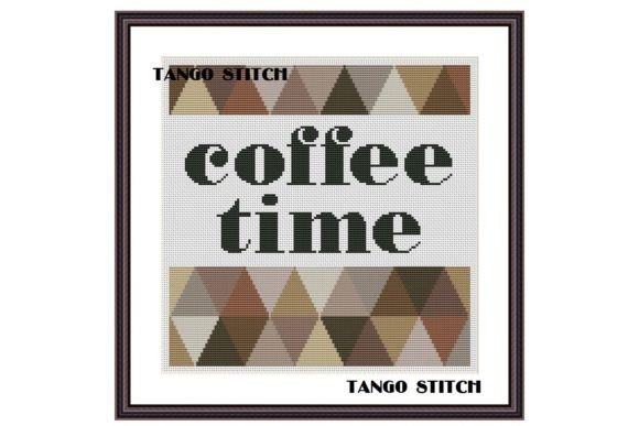 Reviewing the Coffee Time Easy Cross Stitch Pattern