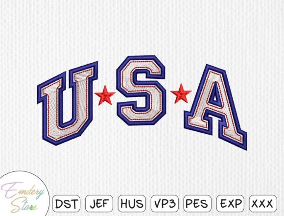 Reviewing USA Stars Embroidery Design for Gifts